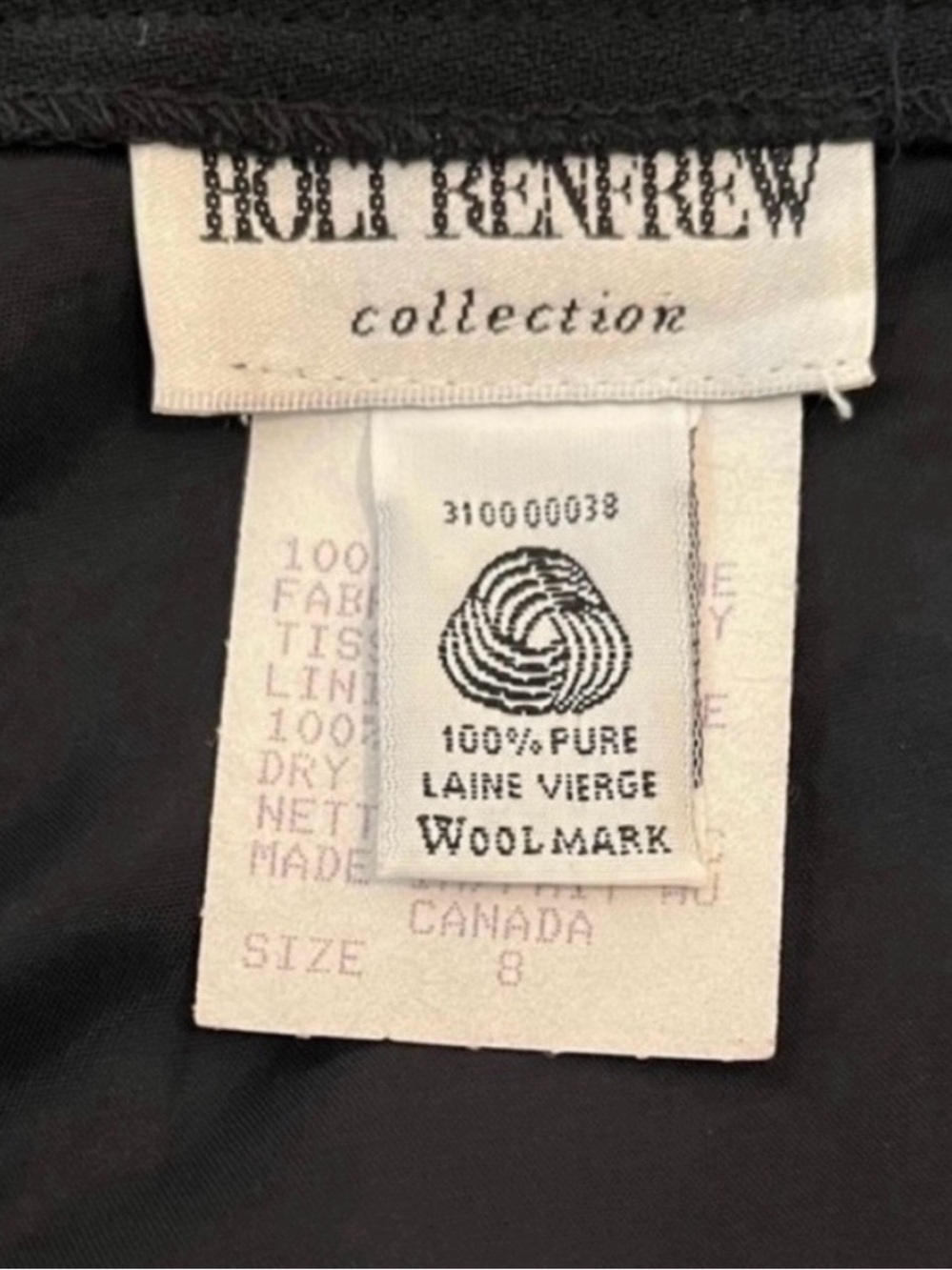 Vintage Holt Renfrew Wool Skirt - Picture 7 of 10